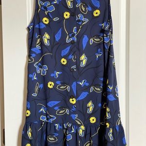 Halogen Floral Sleeveless Dress